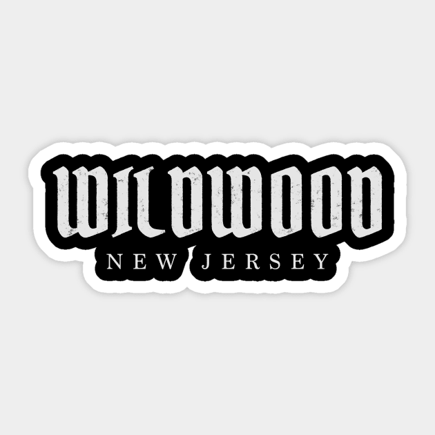 Wildwood, New Jersey Sticker by pxdg